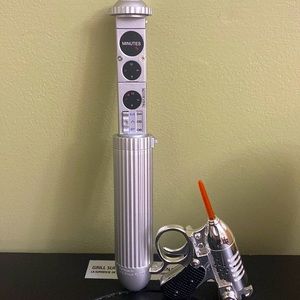 Men in black cricket gun and denlizer